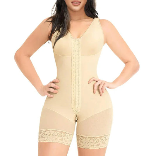 ✨HOT SALE 49% OFF✨50K+ SOLD:Colombianas Shapewear for Women Tummy Control Full Shapewear Butt Lifter with Zipper Crotch