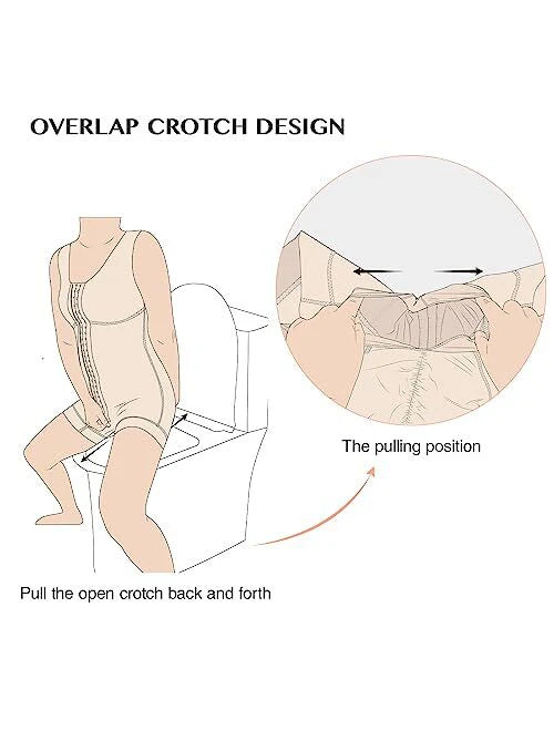 ✨HOT SALE 49% OFF✨50K+ SOLD:Colombianas Shapewear for Women Tummy Control Full Shapewear Butt Lifter with Zipper Crotch