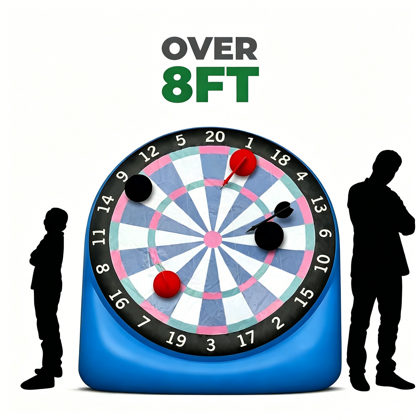 ⏰️Flash-Sale 49% OFF⚡Jumbo Soccer Dartboard with Air Pump - Big Carnival Games
