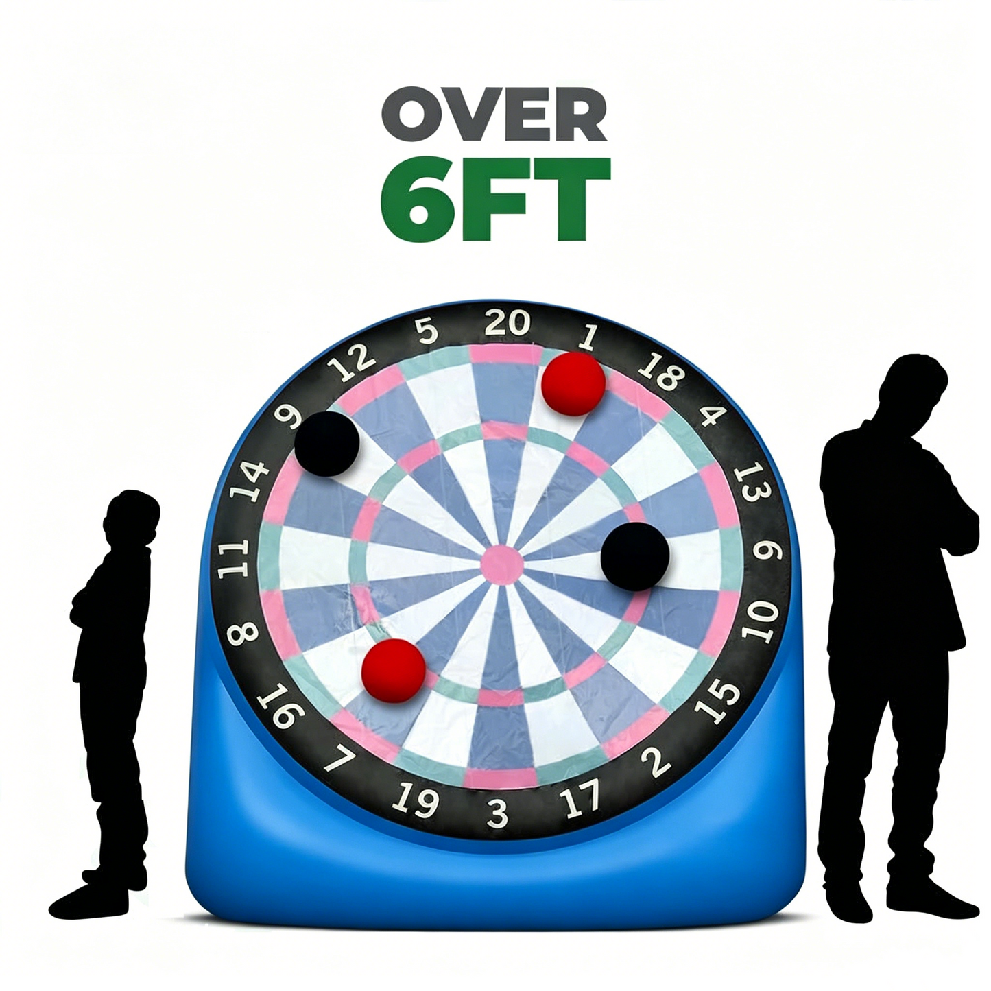 ⏰️Flash-Sale 49% OFF⚡Jumbo Soccer Dartboard with Air Pump - Big Carnival Games