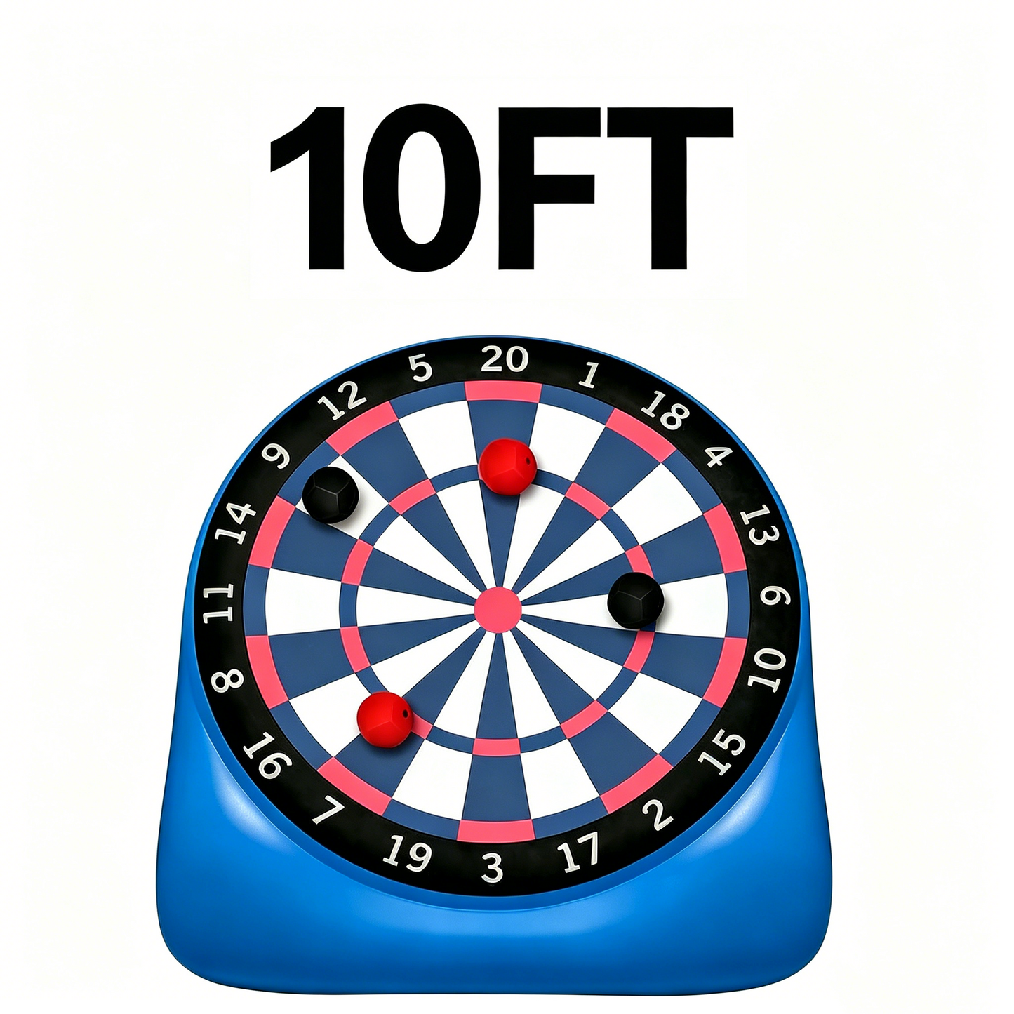 ⏰️Flash-Sale 49% OFF⚡Jumbo Soccer Dartboard with Air Pump - Big Carnival Games