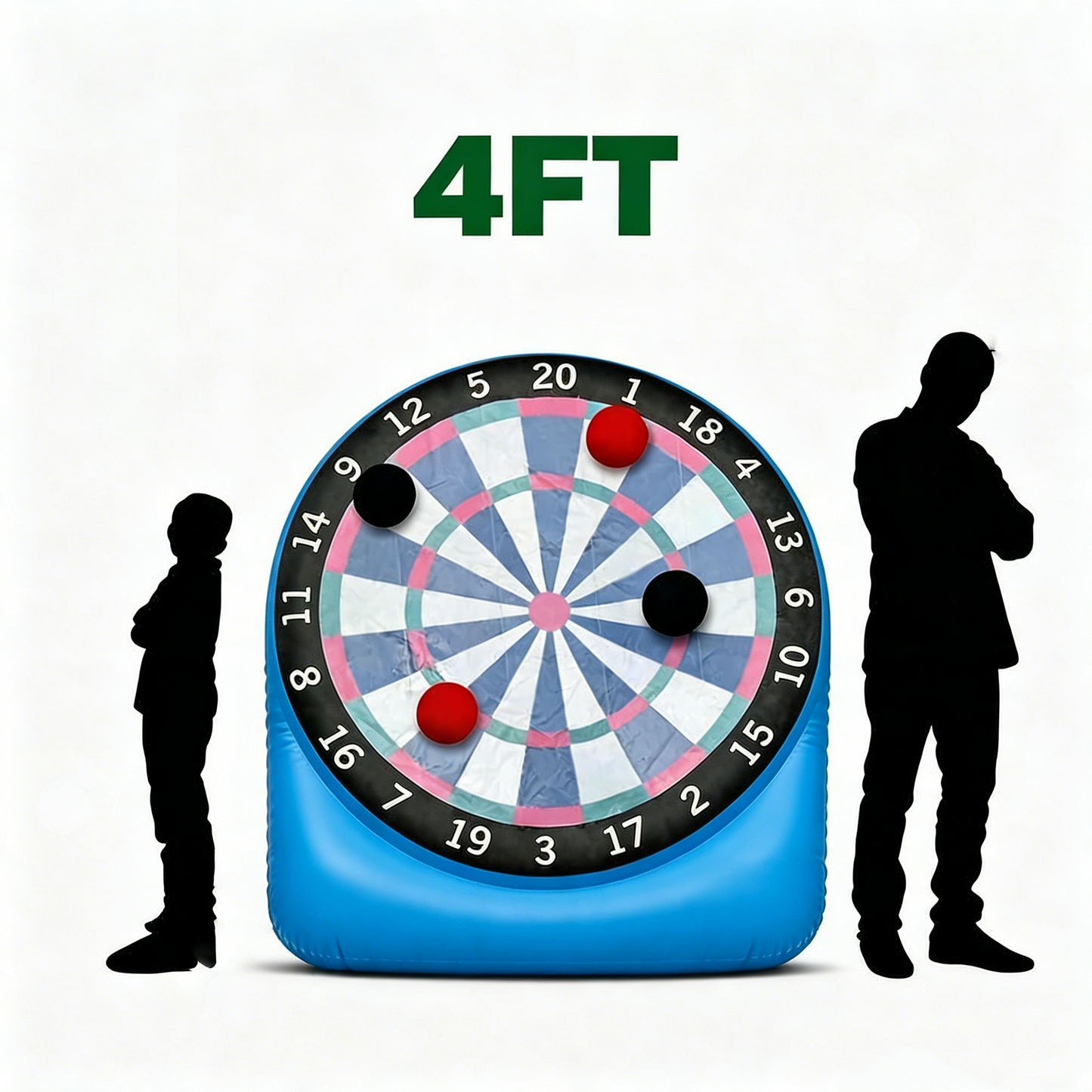 ⏰️Flash-Sale 49% OFF⚡Jumbo Soccer Dartboard with Air Pump - Big Carnival Games