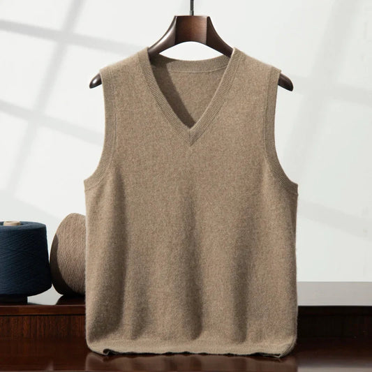 CASHMERE HERITAGE VEST