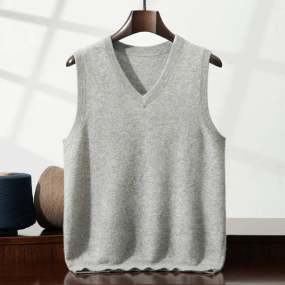 CASHMERE HERITAGE VEST