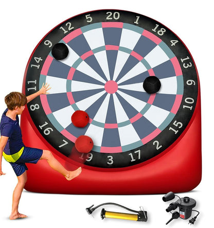 ⏰️Flash-Sale 49% OFF⚡Jumbo Soccer Dartboard with Air Pump - Big Carnival Games
