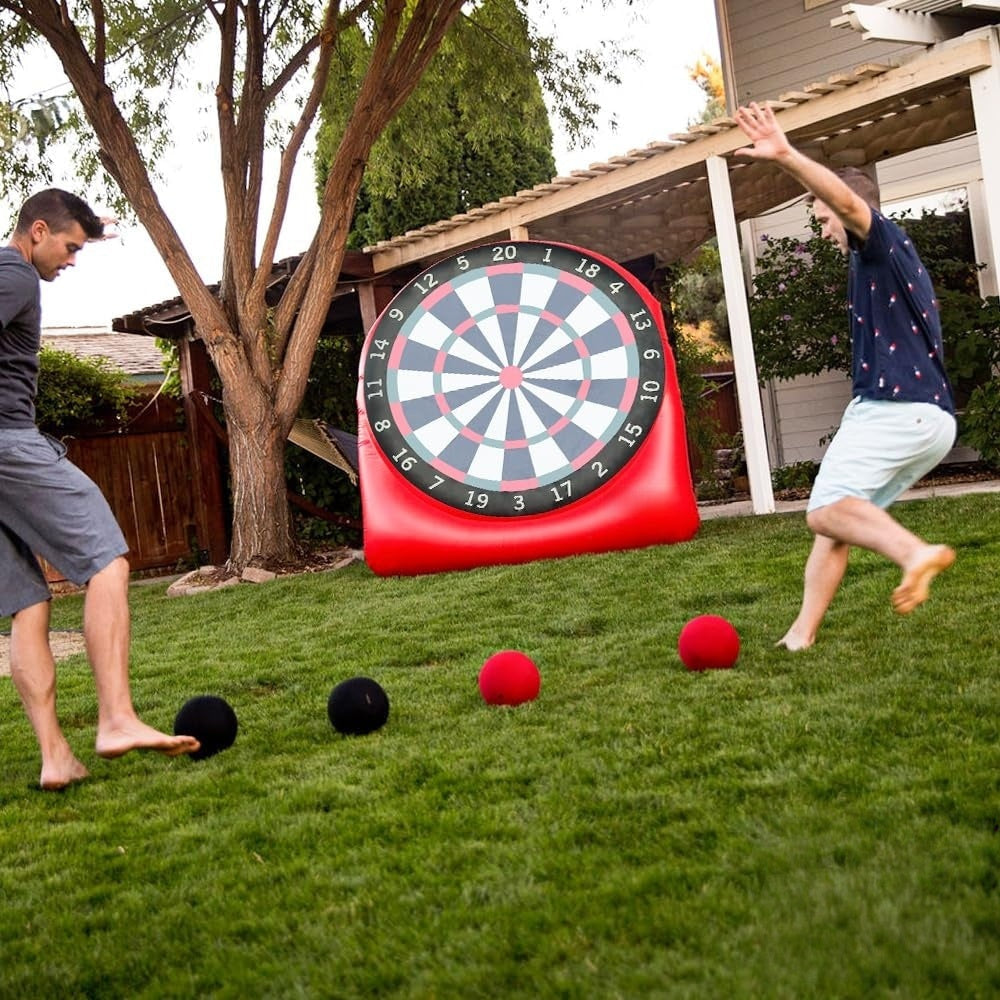 ⏰️Flash-Sale 49% OFF⚡Jumbo Soccer Dartboard with Air Pump - Big Carnival Games