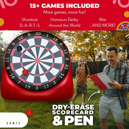 ⏰️Flash-Sale 49% OFF⚡Jumbo Soccer Dartboard with Air Pump - Big Carnival Games