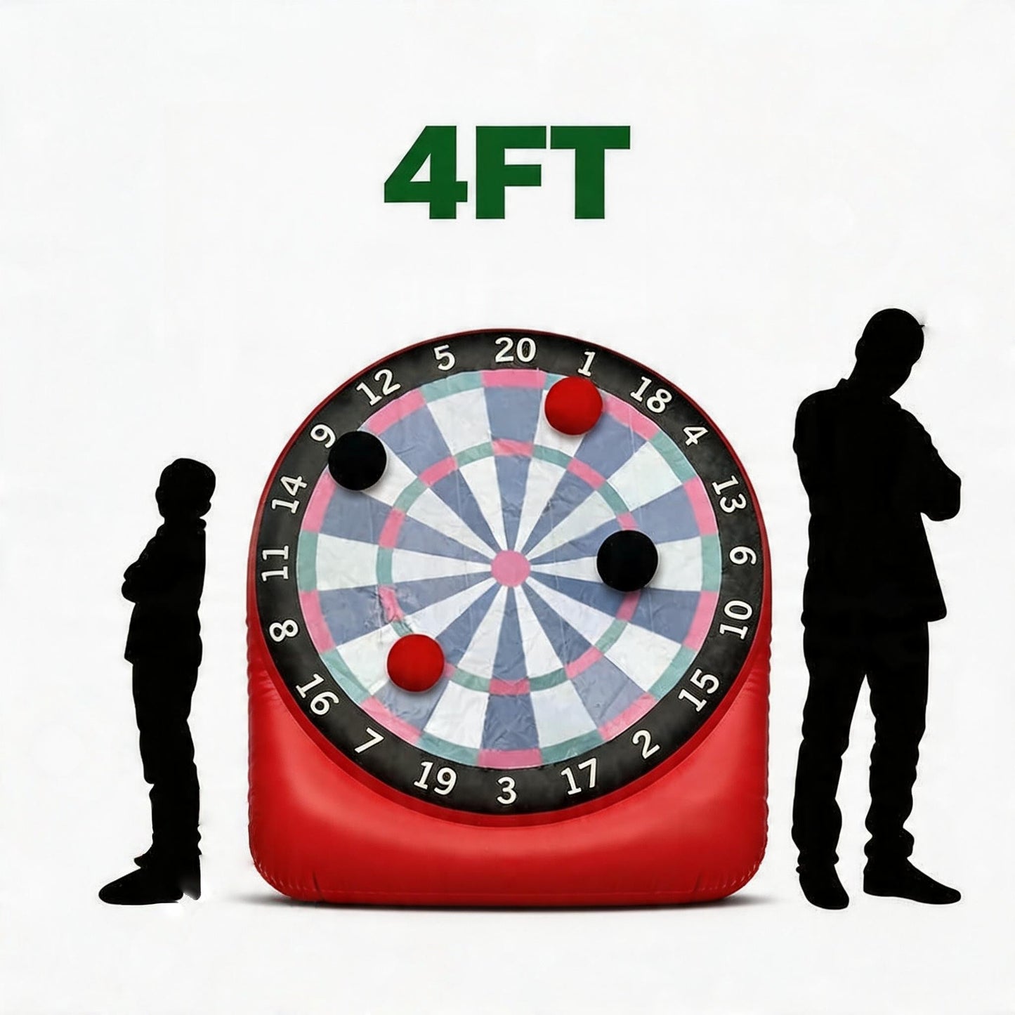 ⏰️Flash-Sale 49% OFF⚡Jumbo Soccer Dartboard with Air Pump - Big Carnival Games