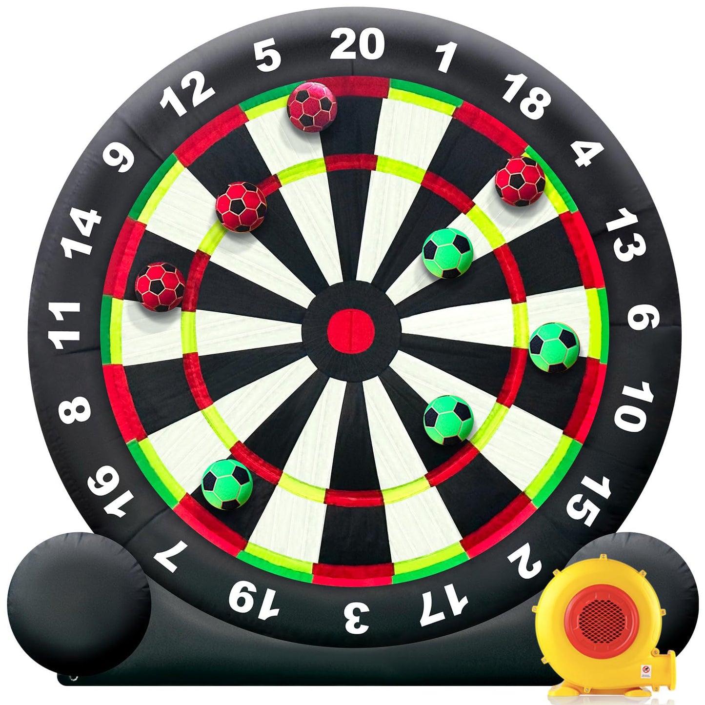 ⏰️Flash-Sale 49% OFF⚡Jumbo Soccer Dartboard with Air Pump - Big Carnival Games