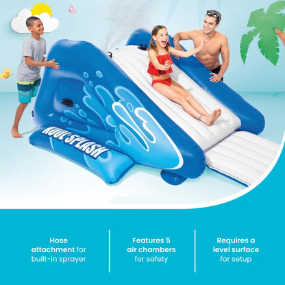⏰️Flash-Sale 49% OFF⚡ Inflatable Play Center Swimming Pool Water Slide