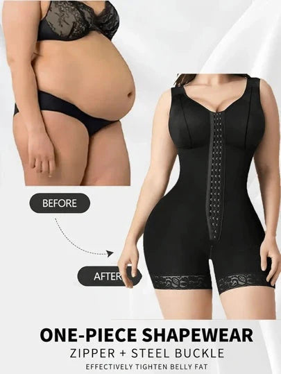 ✨HOT SALE 49% OFF✨50K+ SOLD:Colombianas Shapewear for Women Tummy Control Full Shapewear Butt Lifter with Zipper Crotch
