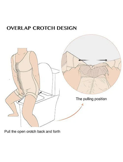 ✨HOT SALE 49% OFF✨50K+ SOLD:Colombianas Shapewear for Women Tummy Control Full Shapewear Butt Lifter with Zipper Crotch