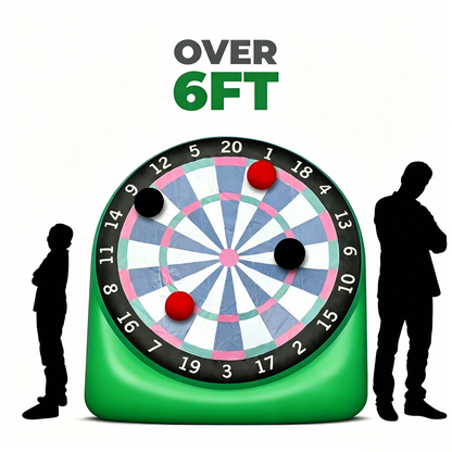 ⏰️Flash-Sale 49% OFF⚡Jumbo Soccer Dartboard with Air Pump - Big Carnival Games