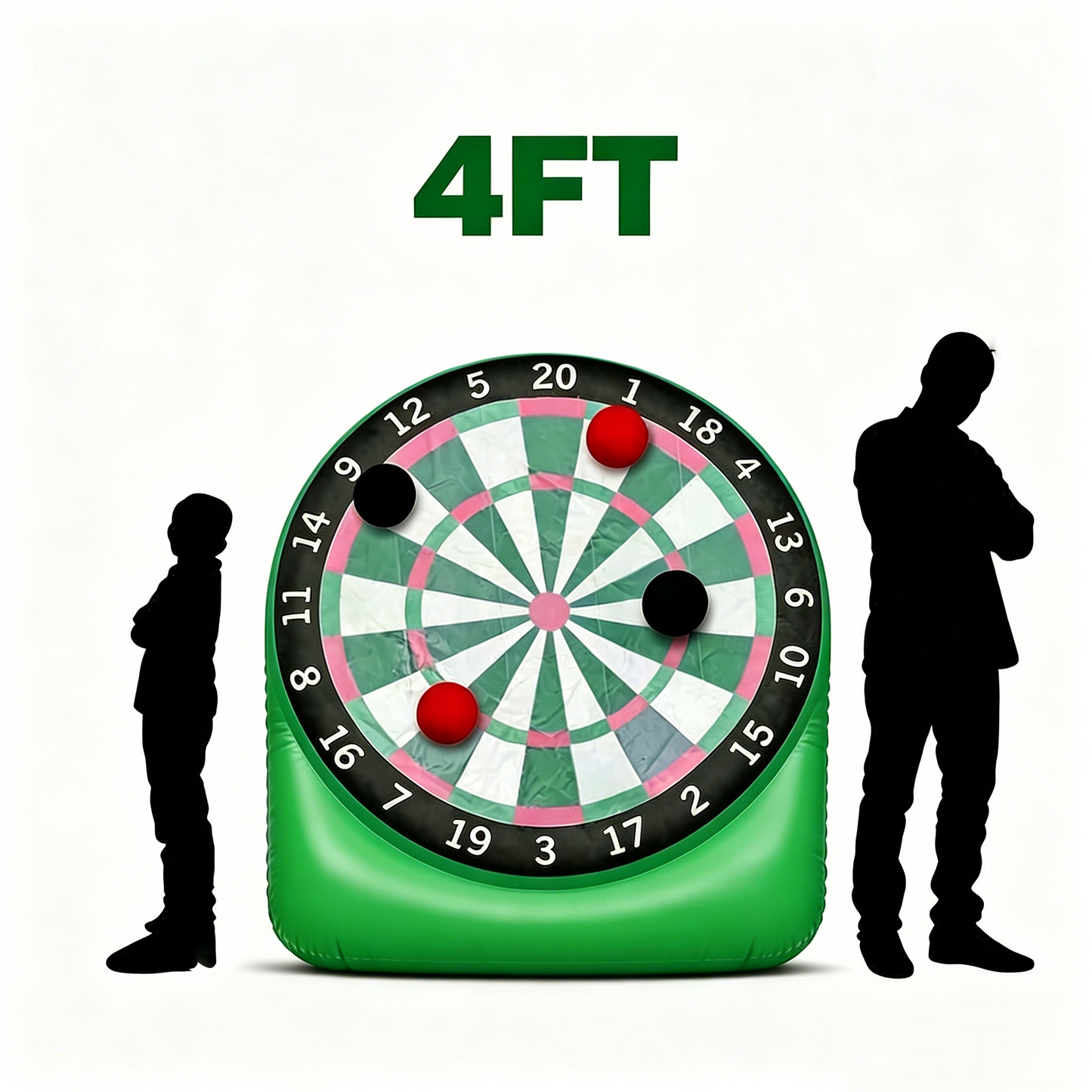 ⏰️Flash-Sale 49% OFF⚡Jumbo Soccer Dartboard with Air Pump - Big Carnival Games
