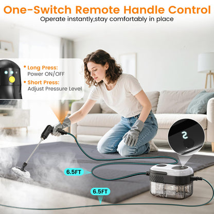 💥LAST DAY SALE 49% OFF✨Pressurized Steam Cleaner, 3-Level Adjustable Handheld Steamer Cleaning