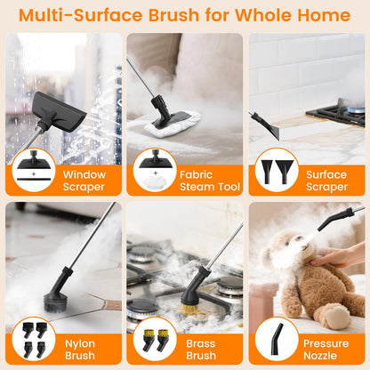 💥LAST DAY SALE 49% OFF✨Pressurized Steam Cleaner, 3-Level Adjustable Handheld Steamer Cleaning