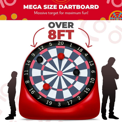 ⏰️Flash-Sale 49% OFF⚡Jumbo Soccer Dartboard with Air Pump - Big Carnival Games
